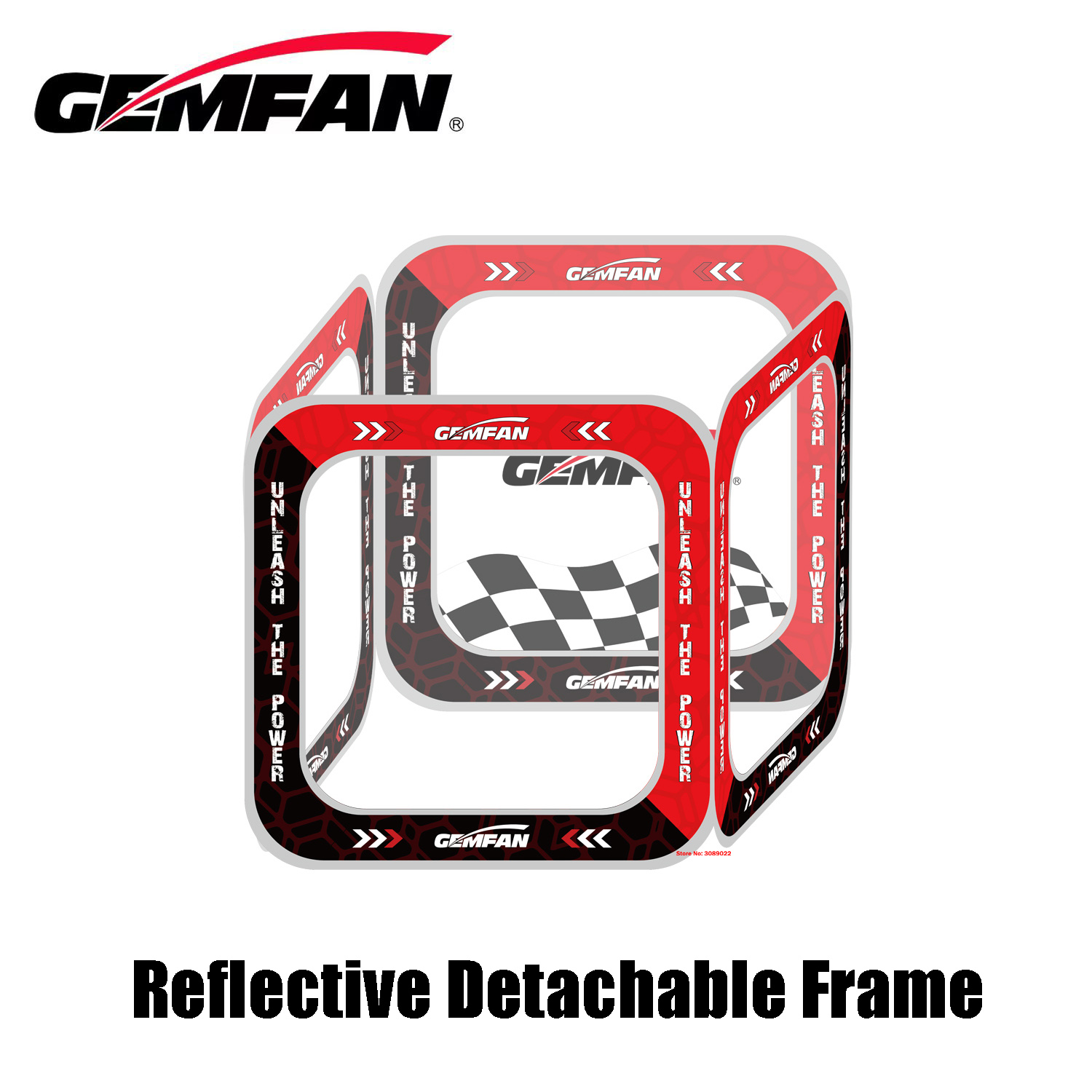 GEMFAN 80*80 см FPV гоночный к – обзор и цена Drone Racing Flag